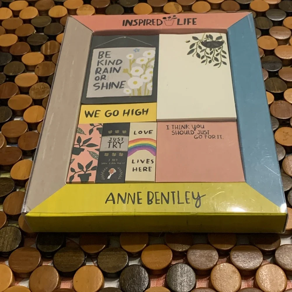 Anne Bentley Inspired Life 420 Desktop Sticky Notes Box Set